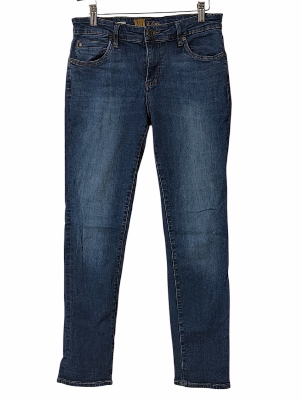 Kut from the Kloth Dark Wash Katy Boyfriend Skinny Jeans - Picture 2 of 7